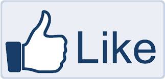 This is an image of the Facebook like symbol